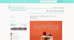 Desktop Screenshot of indietronica.org